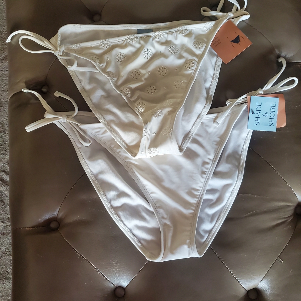WILD FABLE Women's Plain And Patterned Bikini Bottoms Size XL IVORY! (16)